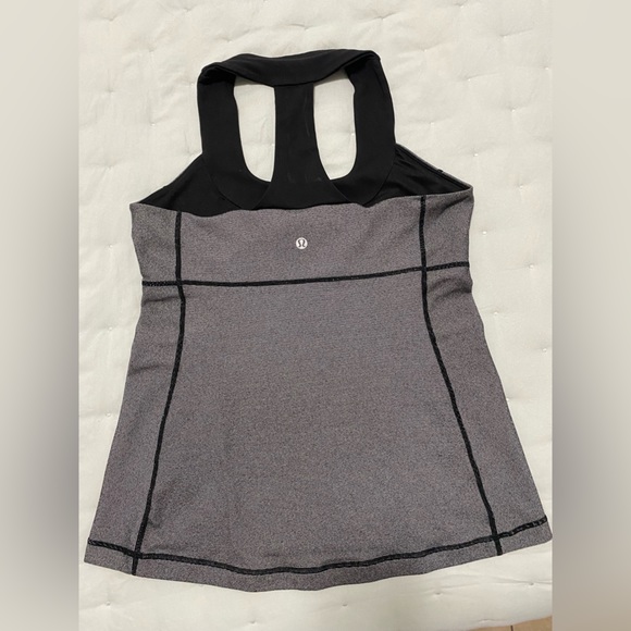 lululemon athletica Tops - Gray and Black Lululemon athletic tank top